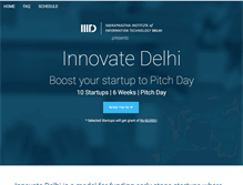 Tablet Screenshot of innovatedelhi.com